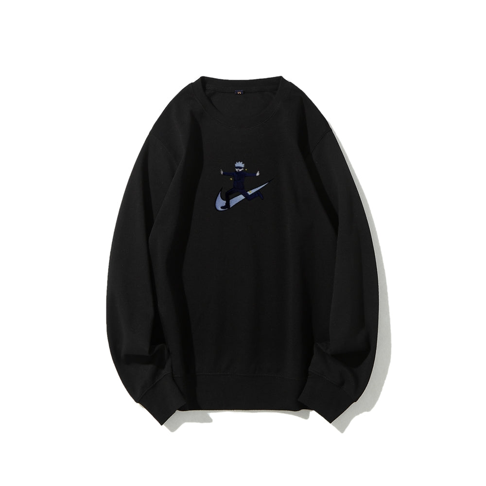 Jujutsu Kaisen pure cotton unisex anime embroidered sweatshirt
