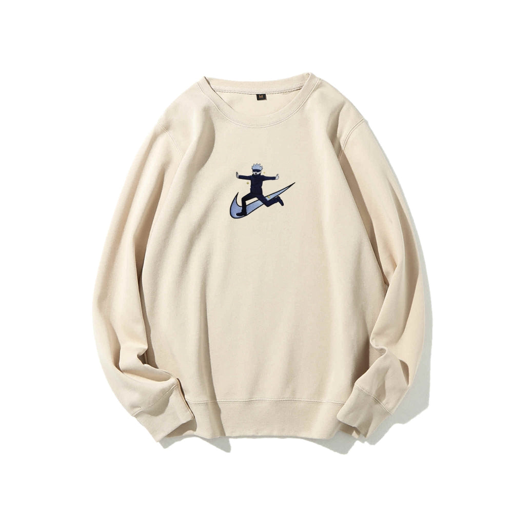 Jujutsu Kaisen pure cotton unisex anime embroidered sweatshirt