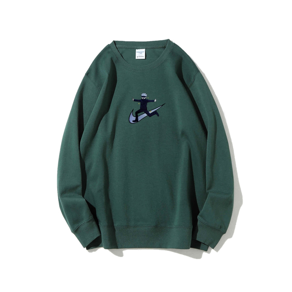 Jujutsu Kaisen pure cotton unisex anime embroidered sweatshirt