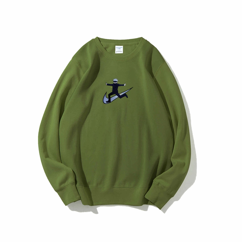Jujutsu Kaisen pure cotton unisex anime embroidered sweatshirt
