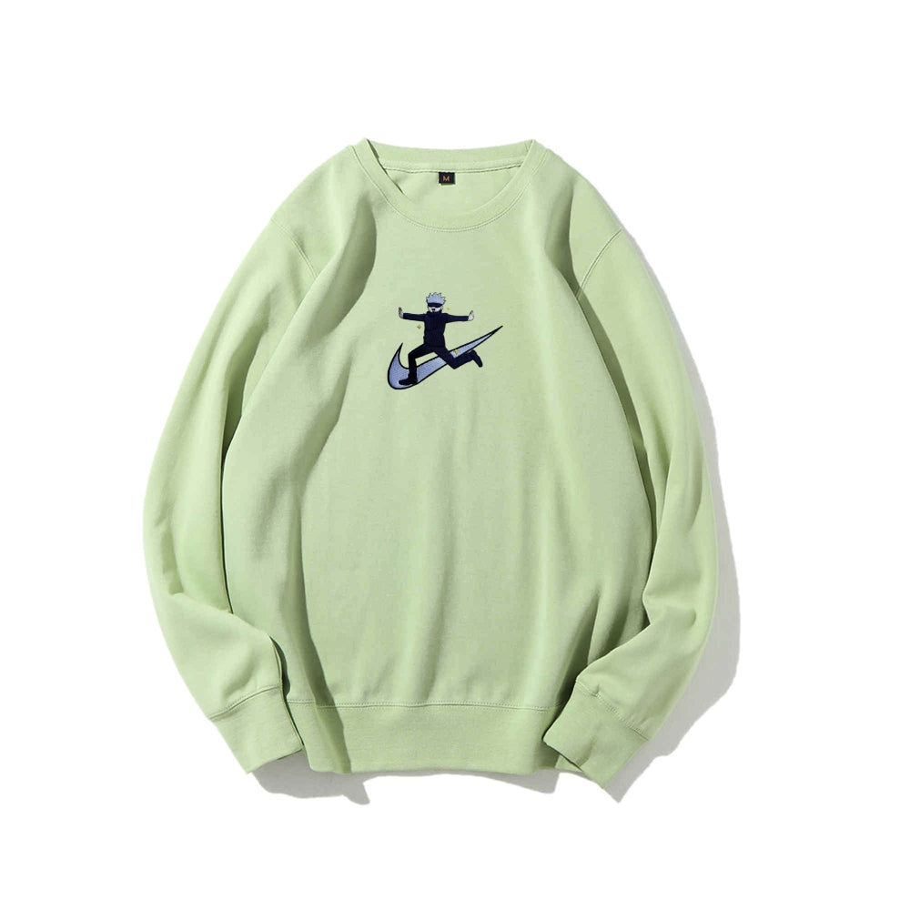 Jujutsu Kaisen pure cotton unisex anime embroidered sweatshirt