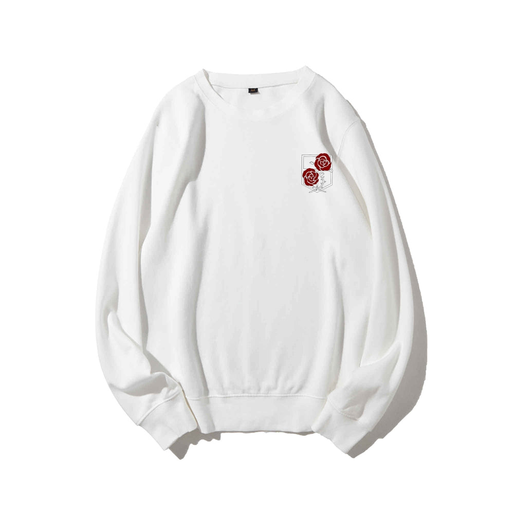 Attack on Titan Cotton Unisex Round Neck Anime Sweatshirt