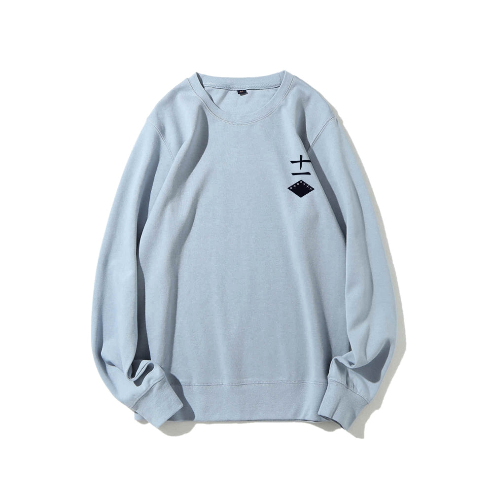 Bleach Cotton Unisex Round Neck Anime Sweatshirt