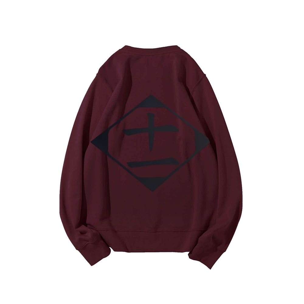 Bleach Cotton Unisex Round Neck Anime Sweatshirt