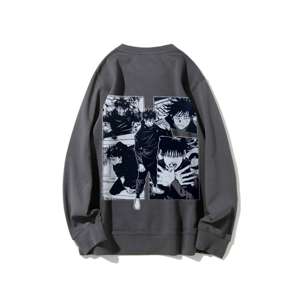 Jujutsu Kaisen Cotton Unisex Crew Neck Anime Sweatshirt