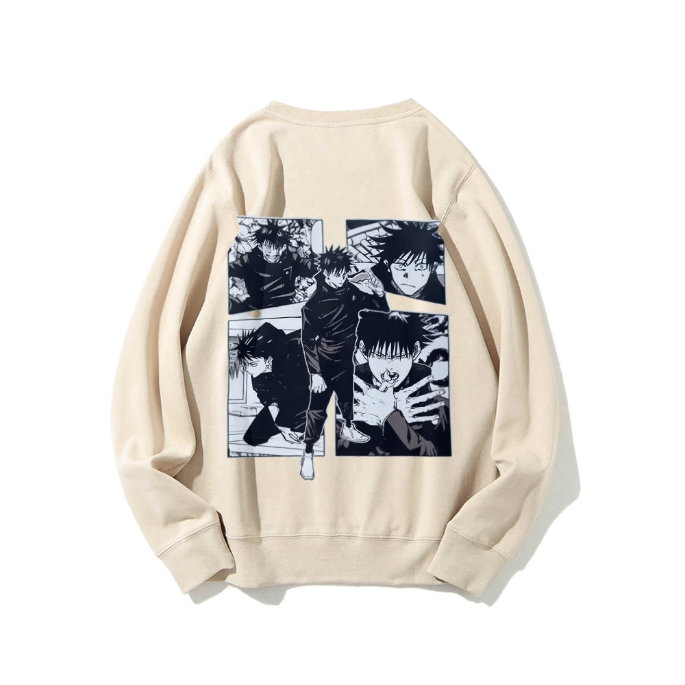 Jujutsu Kaisen Cotton Unisex Crew Neck Anime Sweatshirt