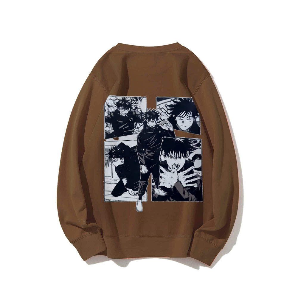 Jujutsu Kaisen Cotton Unisex Crew Neck Anime Sweatshirt