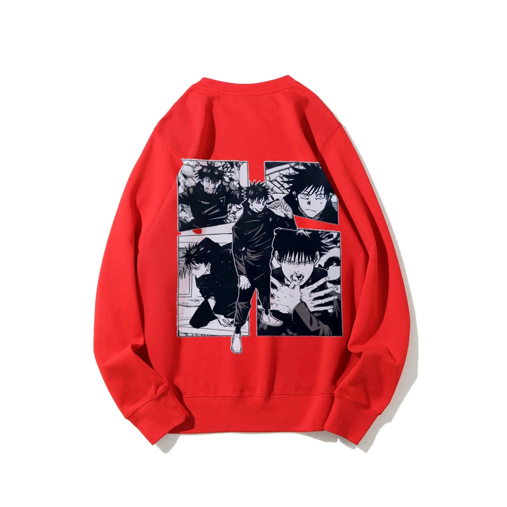 Jujutsu Kaisen Cotton Unisex Crew Neck Anime Sweatshirt
