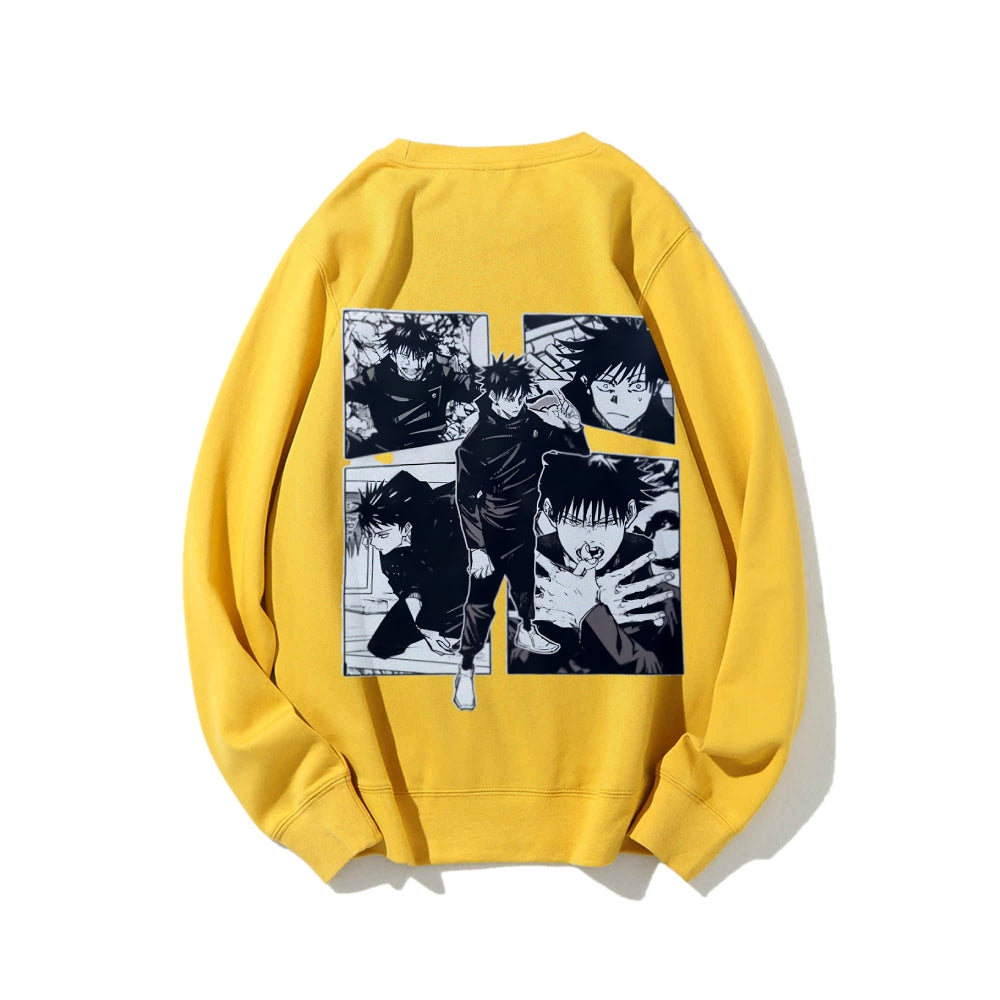 Jujutsu Kaisen Cotton Unisex Crew Neck Anime Sweatshirt