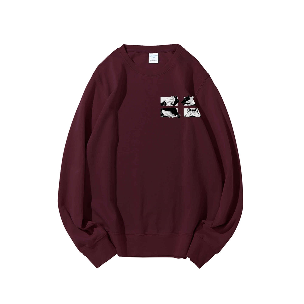 Jujutsu Kaisen Cotton Unisex Crew Neck Anime Sweatshirt