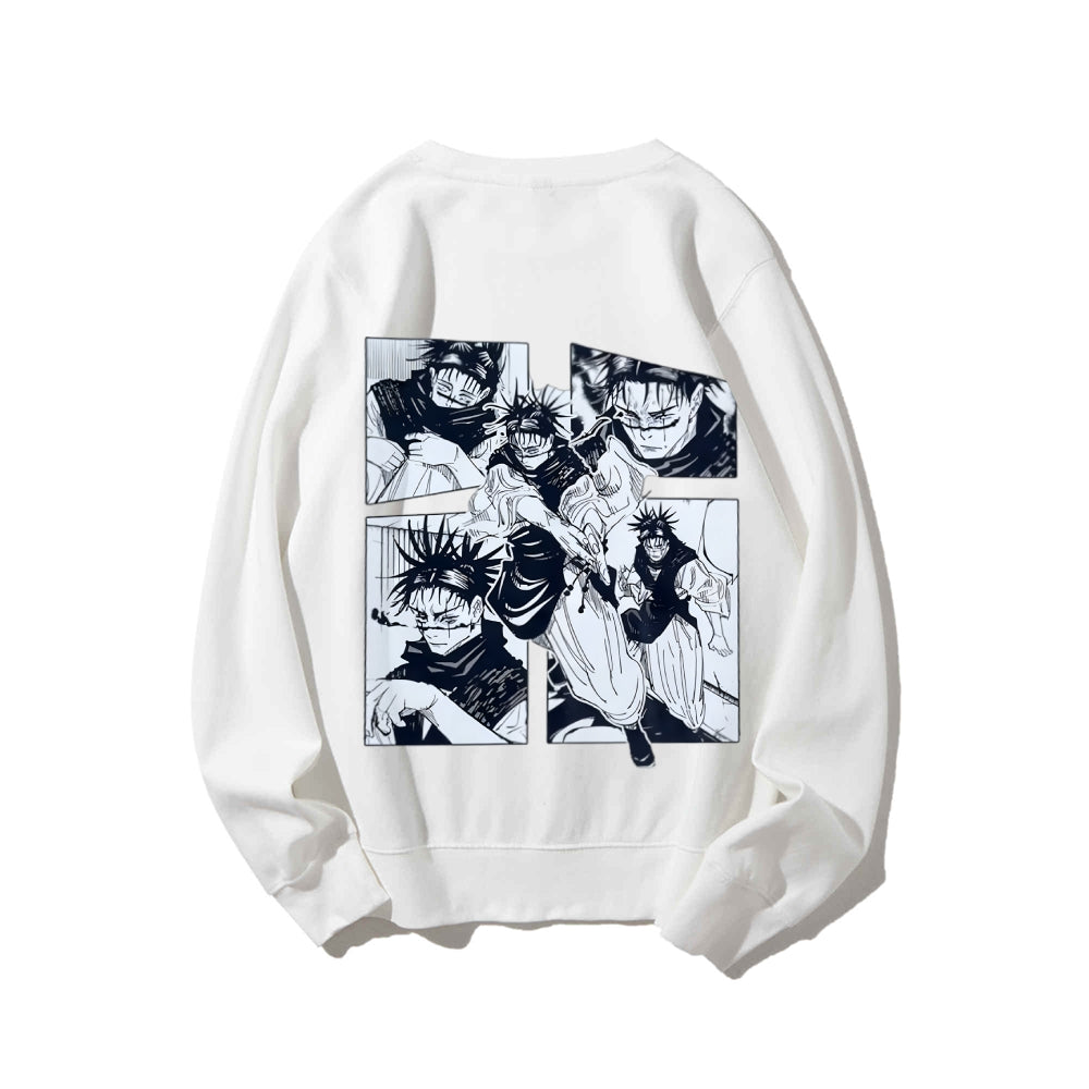 Jujutsu Kaisen Cotton Unisex Crew Neck Anime Sweatshirt