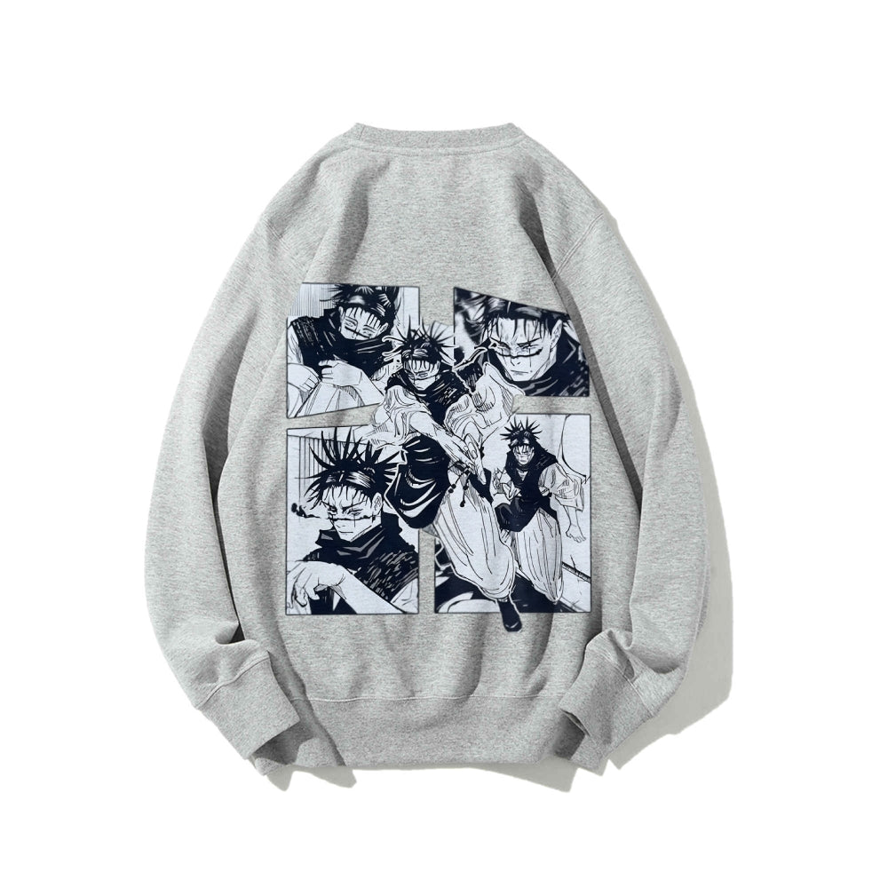 Jujutsu Kaisen Cotton Unisex Crew Neck Anime Sweatshirt
