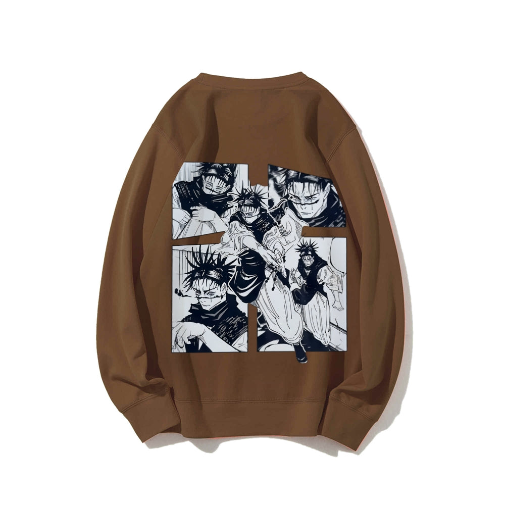 Jujutsu Kaisen Cotton Unisex Crew Neck Anime Sweatshirt