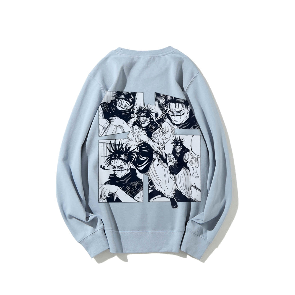 Jujutsu Kaisen Cotton Unisex Crew Neck Anime Sweatshirt