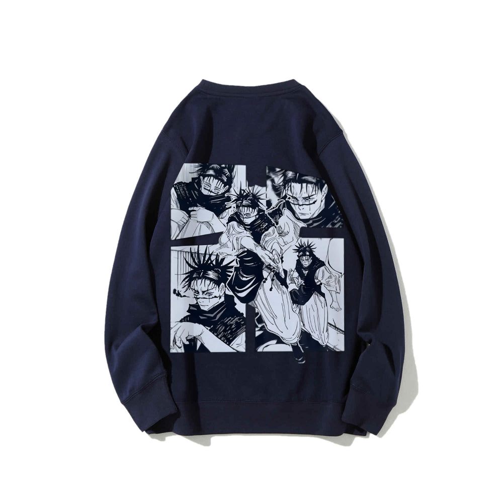 Jujutsu Kaisen Cotton Unisex Crew Neck Anime Sweatshirt