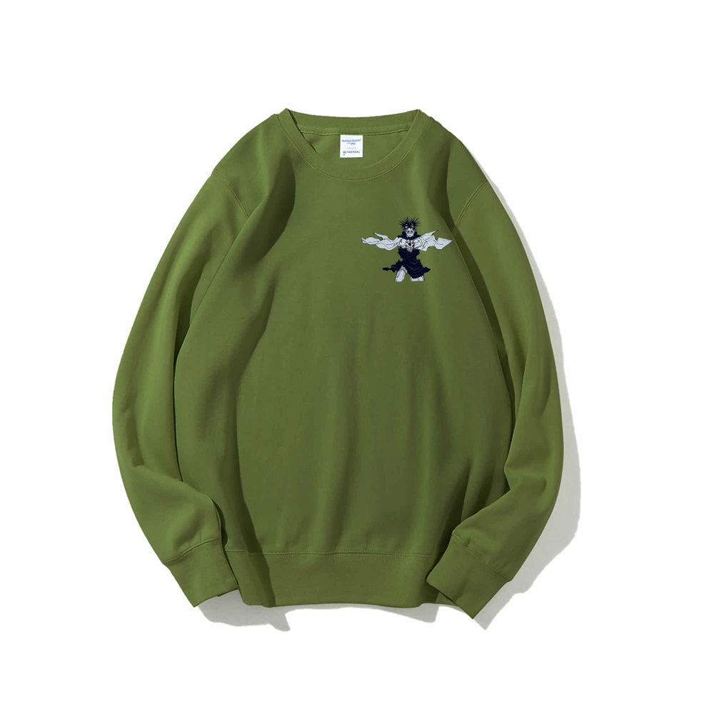 Jujutsu Kaisen Cotton Unisex Crew Neck Anime Sweatshirt