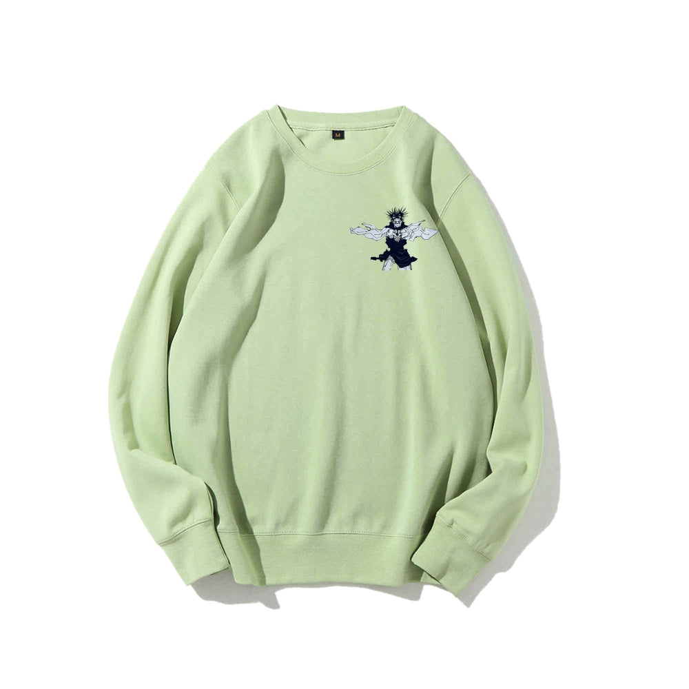 Jujutsu Kaisen Cotton Unisex Crew Neck Anime Sweatshirt