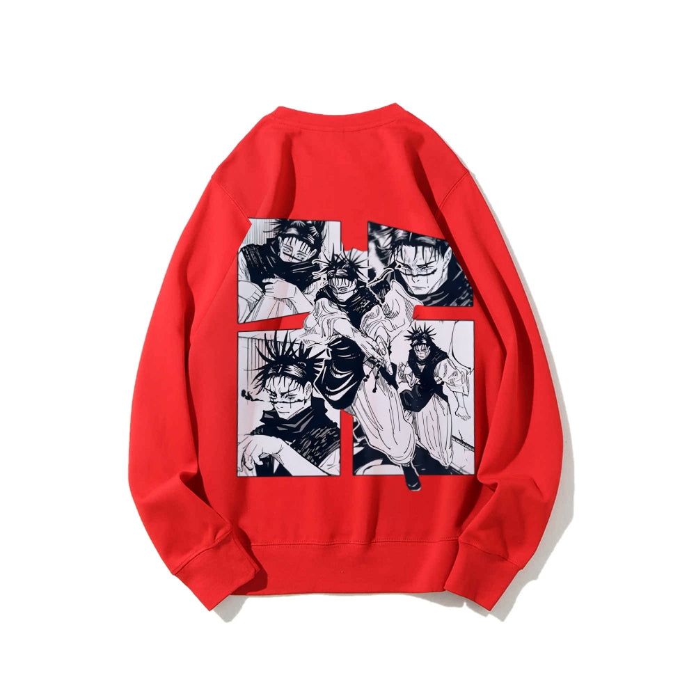 Jujutsu Kaisen Cotton Unisex Crew Neck Anime Sweatshirt