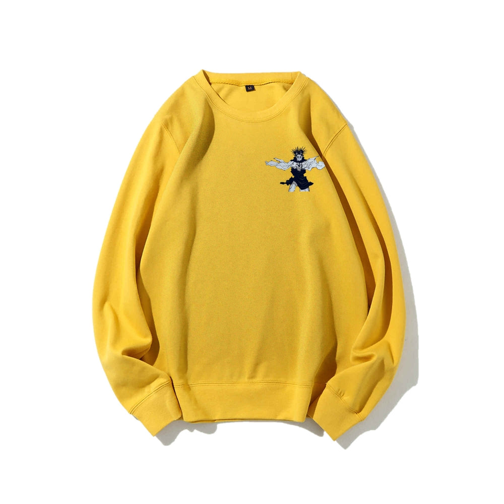 Jujutsu Kaisen Cotton Unisex Crew Neck Anime Sweatshirt