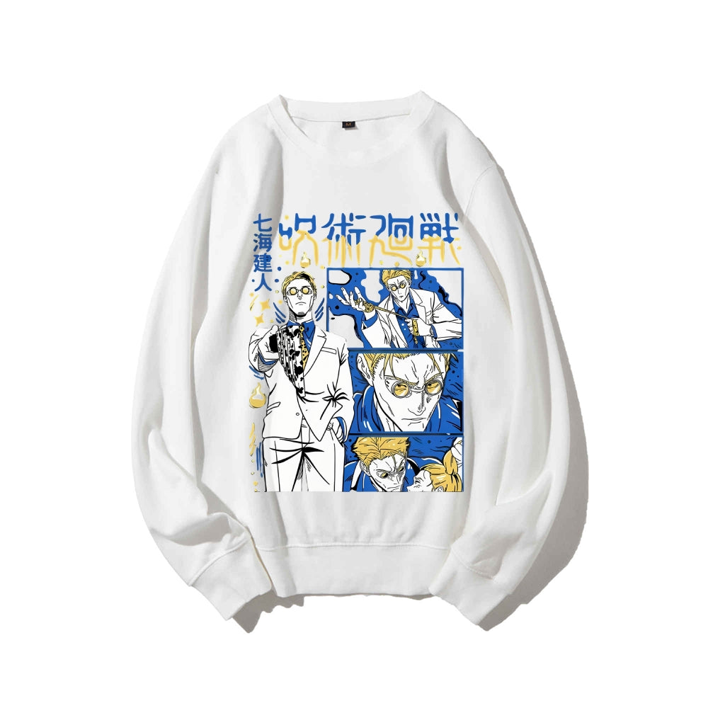 Jujutsu Kaisen Cotton Unisex Crew Neck Anime Sweatshirt
