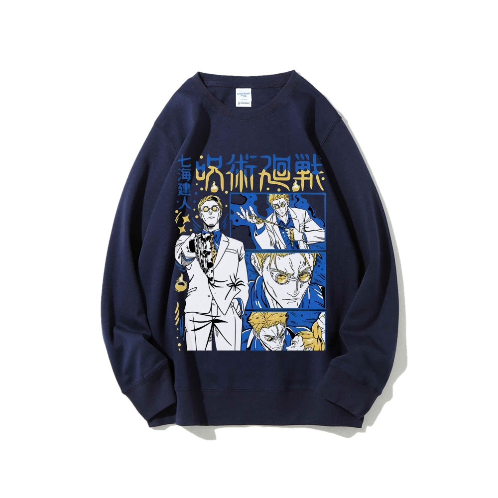 Jujutsu Kaisen Cotton Unisex Crew Neck Anime Sweatshirt