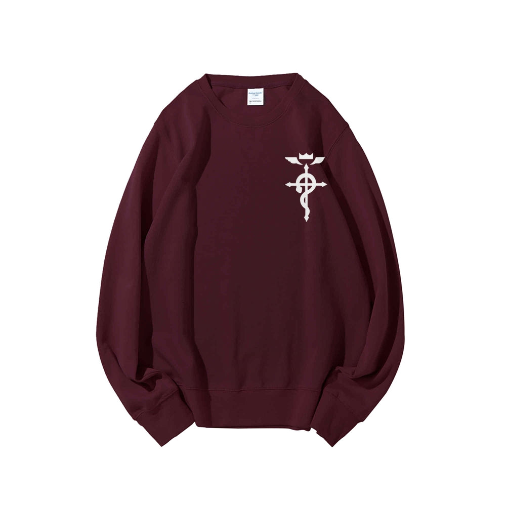 Full Metal Alchemist Cotton Unisex Crewneck Anime Sweatshirt