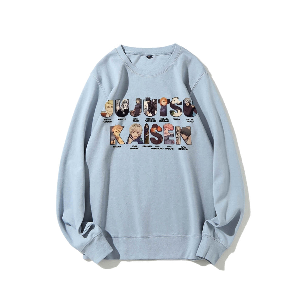 Casual Crewneck Sweatshirt Jujutsu Kaisen