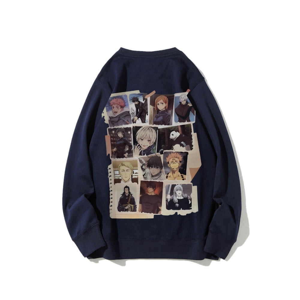 Casual Crewneck Sweatshirt Jujutsu Kaisen