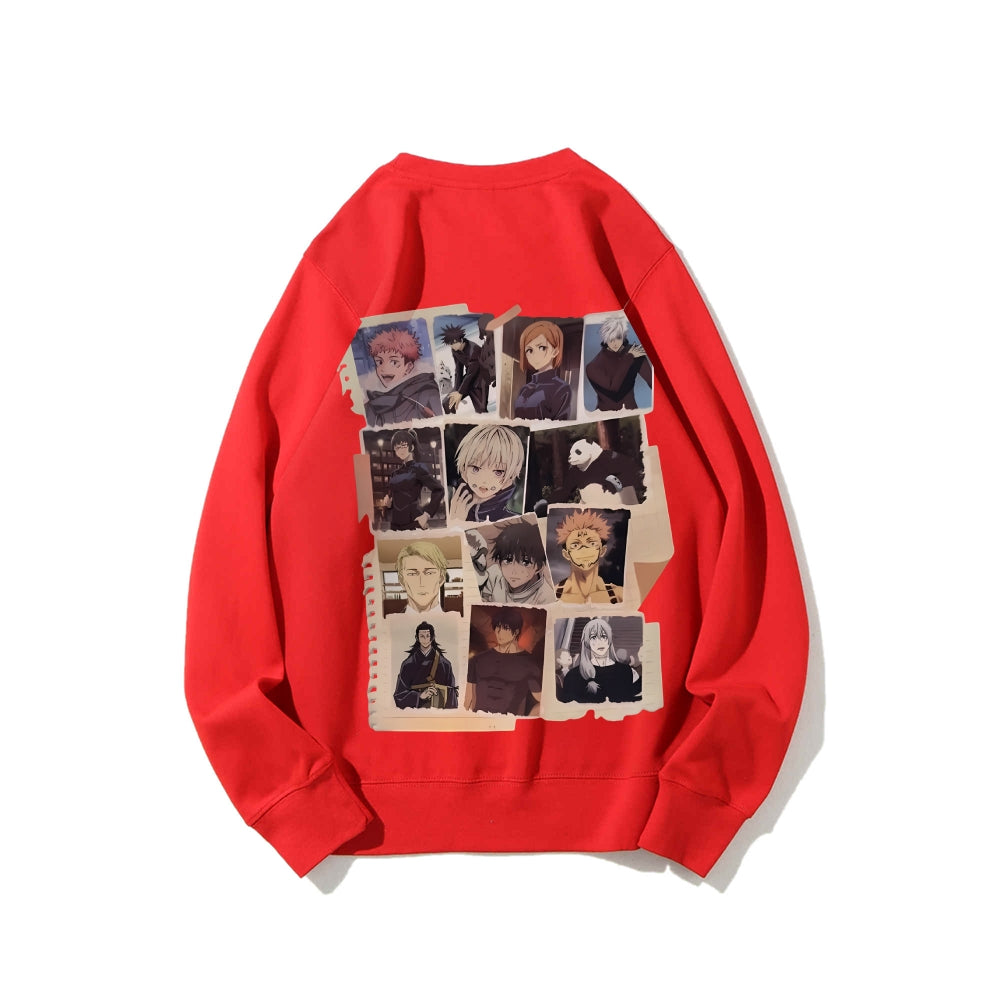 Casual Crewneck Sweatshirt Jujutsu Kaisen