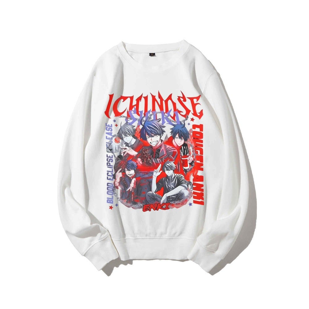 Casual Crewneck Sweatshirt Tougen Anki