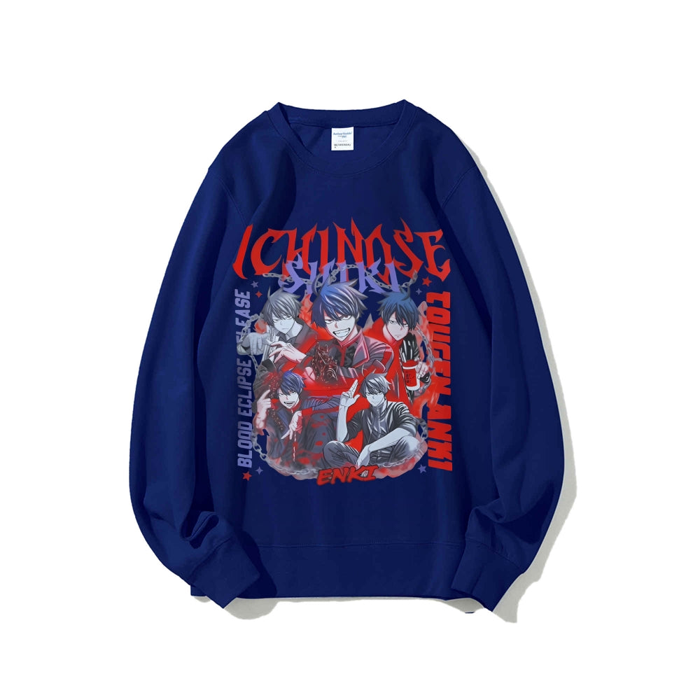 Casual Crewneck Sweatshirt Tougen Anki