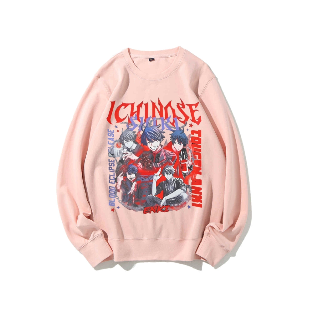 Casual Crewneck Sweatshirt Tougen Anki