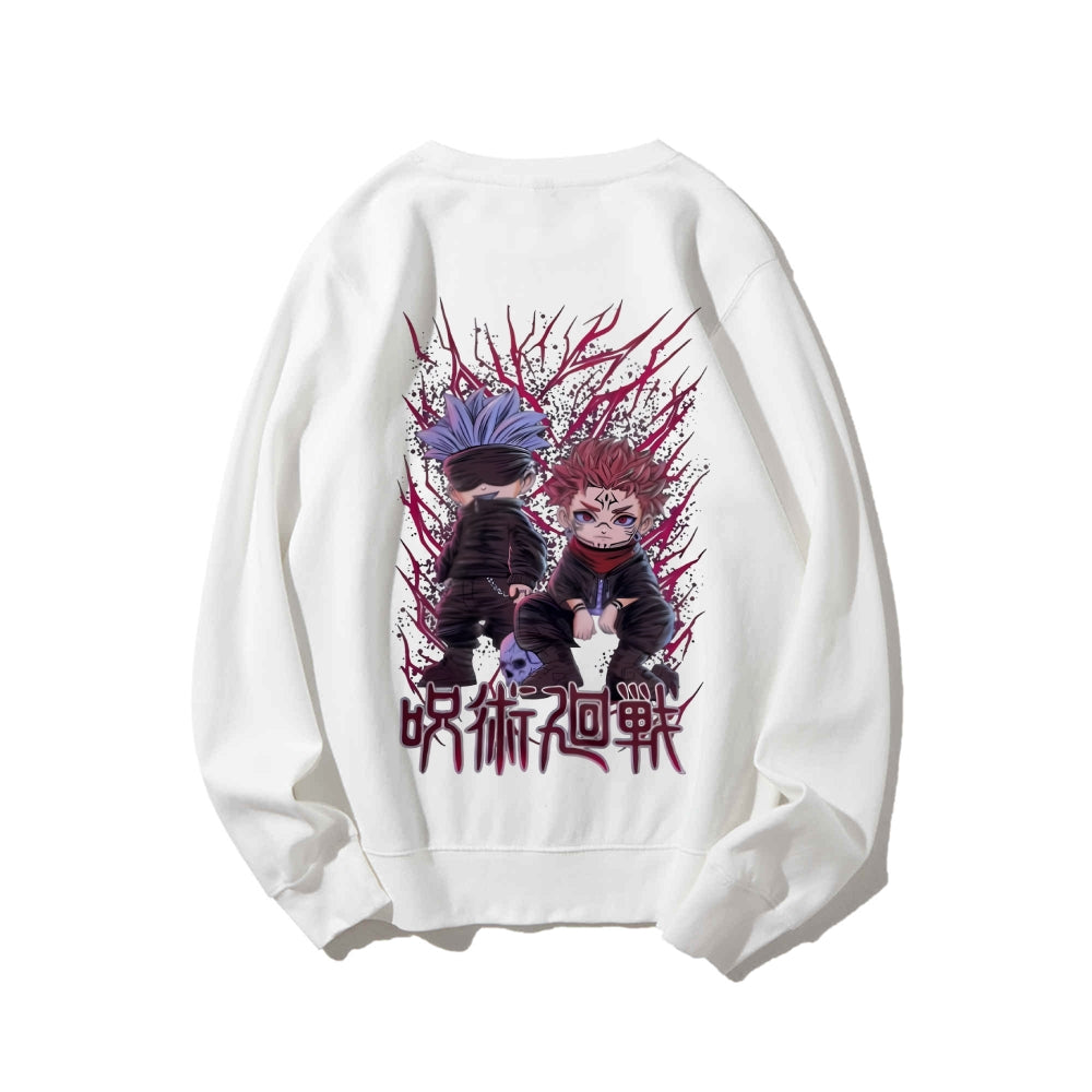 Casual Crewneck Sweatshirt Jujutsu Kaisen