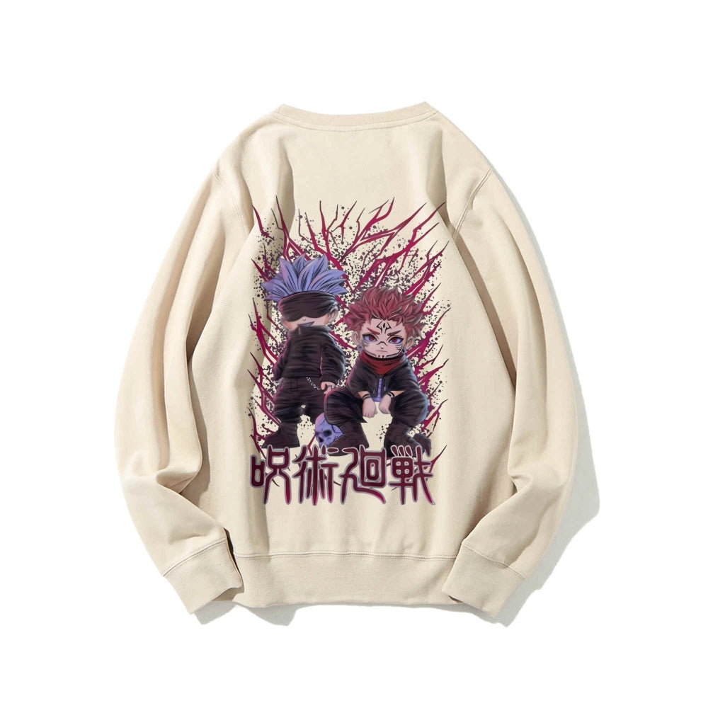 Casual Crewneck Sweatshirt Jujutsu Kaisen