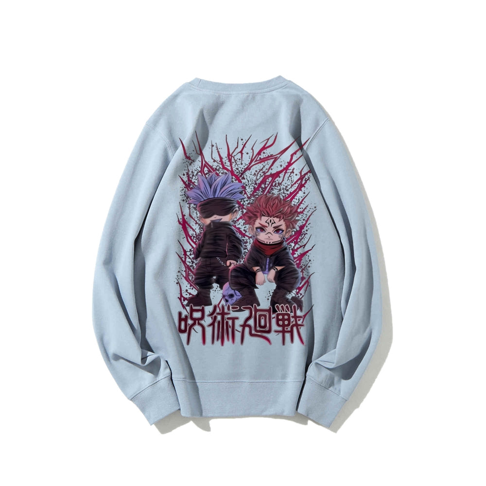 Casual Crewneck Sweatshirt Jujutsu Kaisen