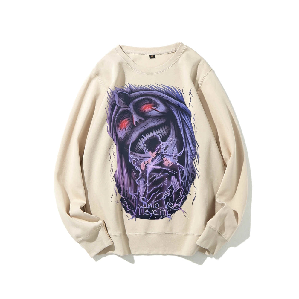 Casual Crewneck Sweatshirt Solo Leveling