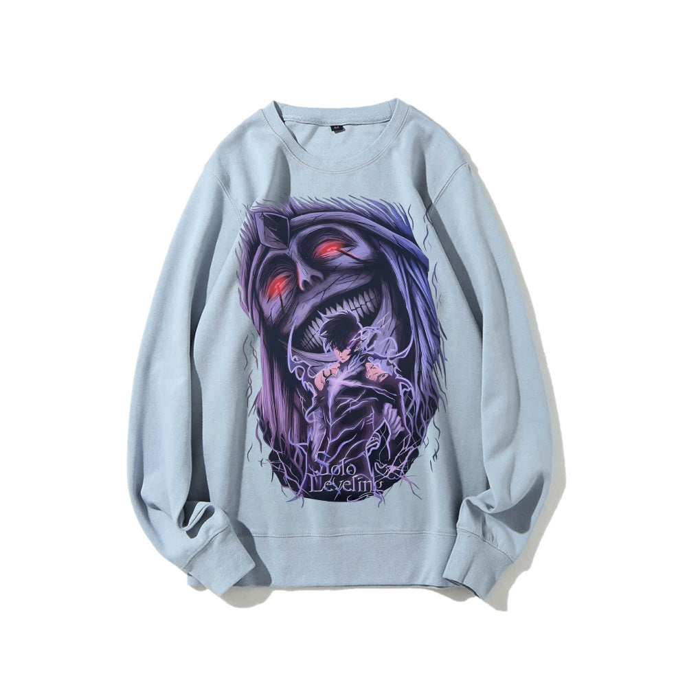 Casual Crewneck Sweatshirt Solo Leveling