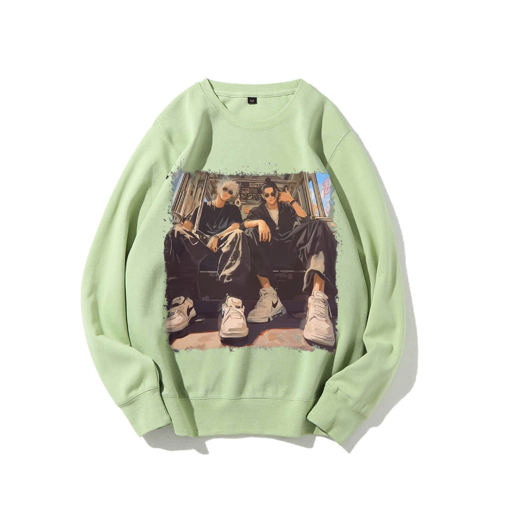 Casual Crewneck Sweatshirt Jujutsu Kaisen