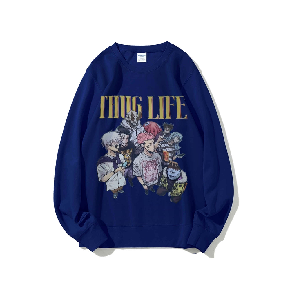 Casual Crewneck Sweatshirt Jujutsu Kaisen