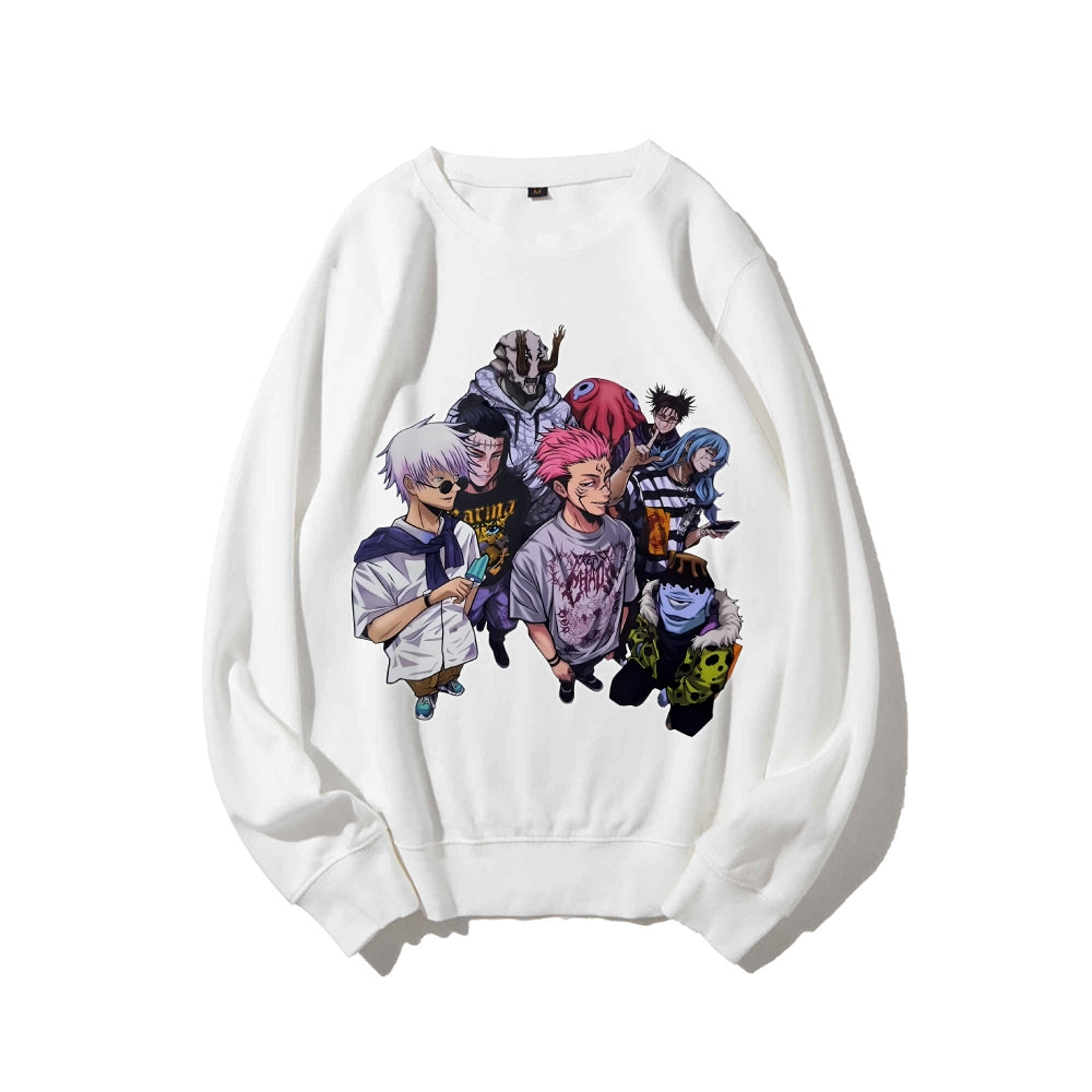 Casual Crewneck Sweatshirt Jujutsu Kaisen