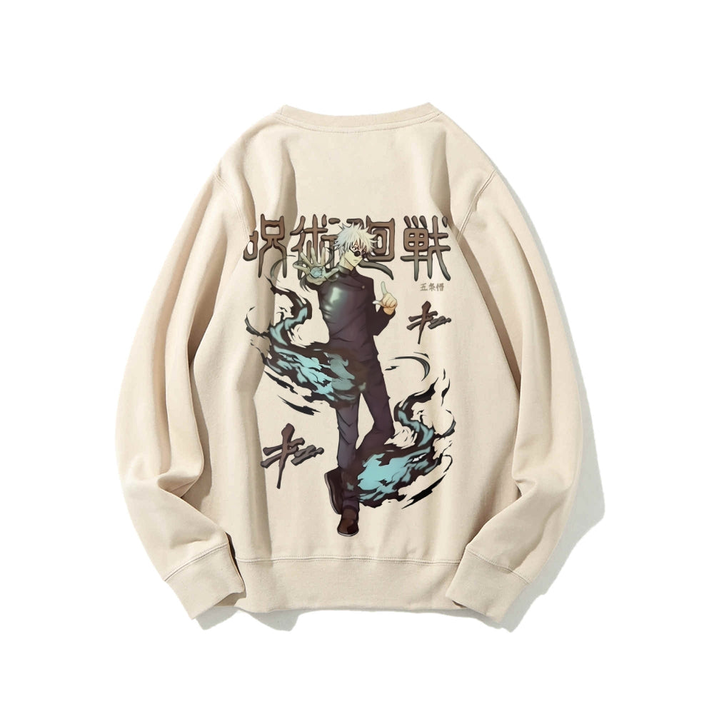 Casual Crewneck Sweatshirt Jujutsu Kaisen