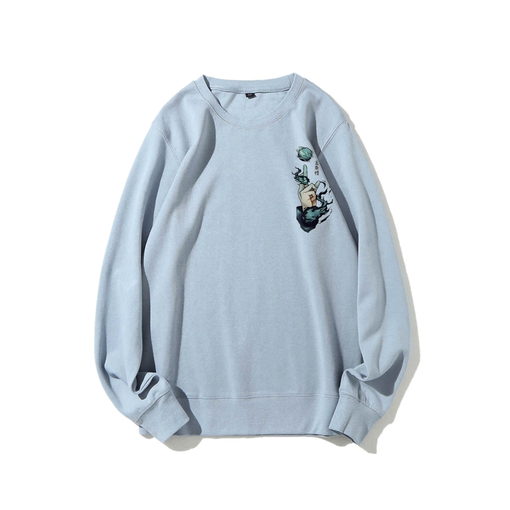 Casual Crewneck Sweatshirt Jujutsu Kaisen