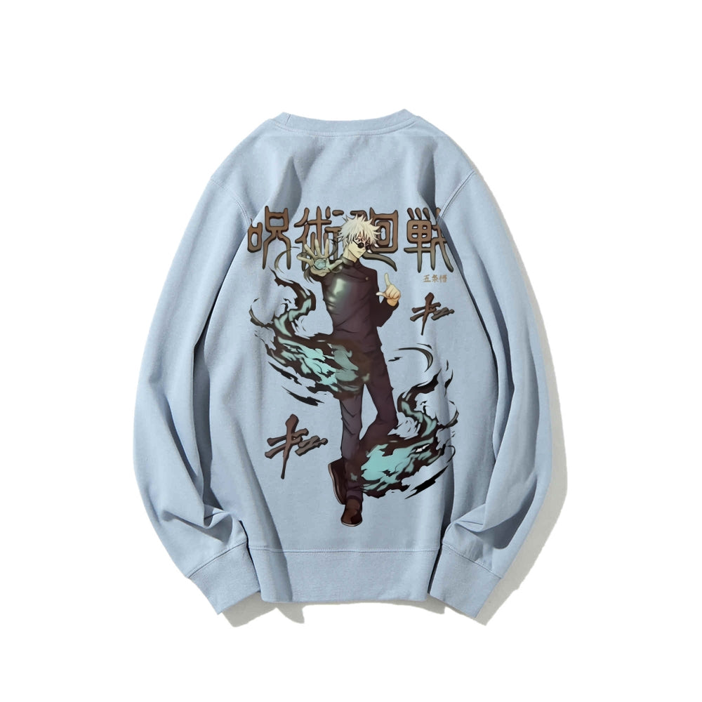 Casual Crewneck Sweatshirt Jujutsu Kaisen