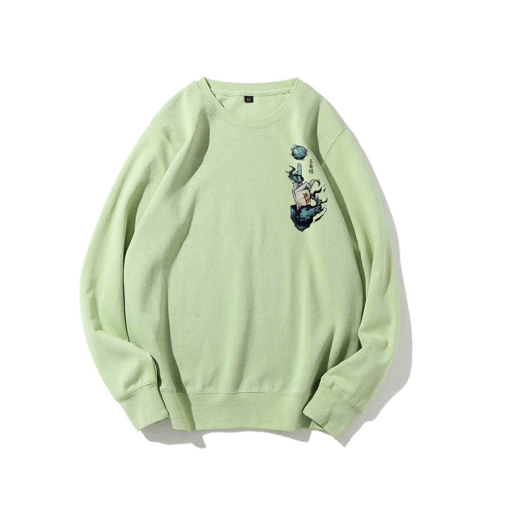 Casual Crewneck Sweatshirt Jujutsu Kaisen