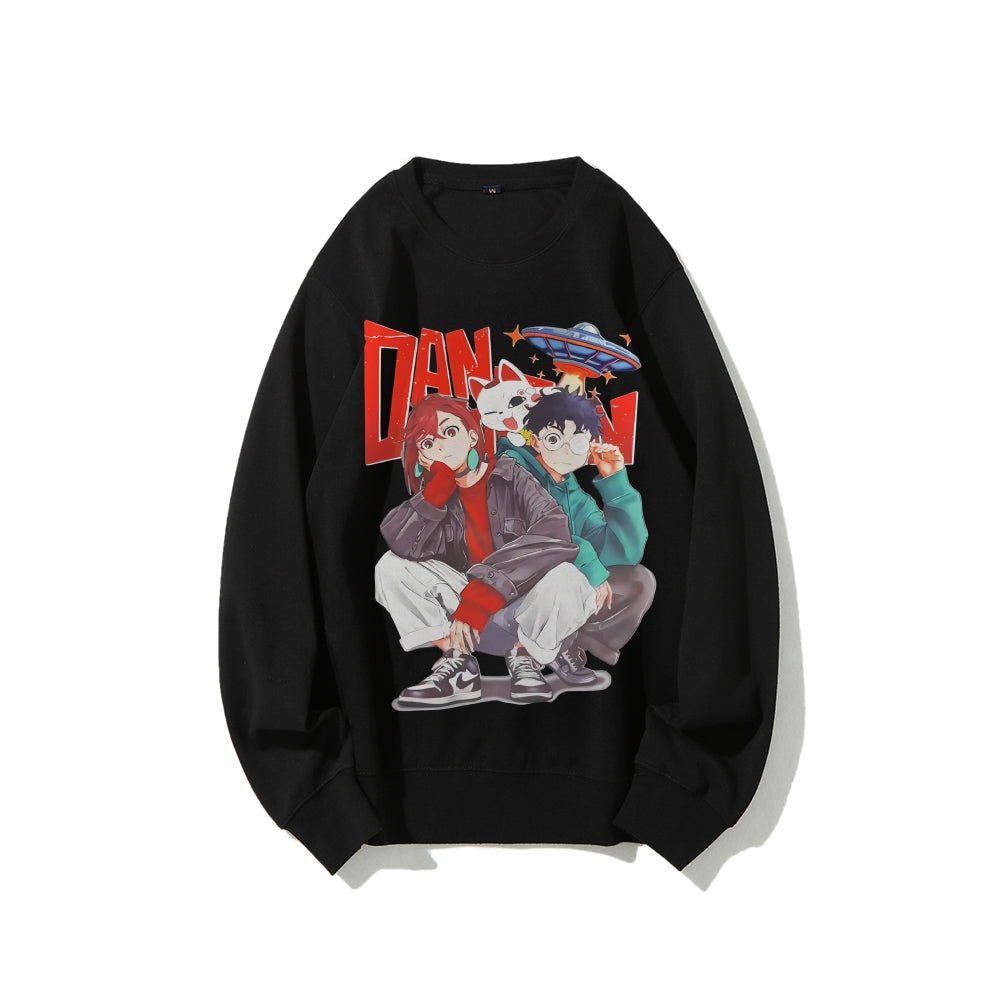 Casual Crewneck Sweatshirt Dandadan