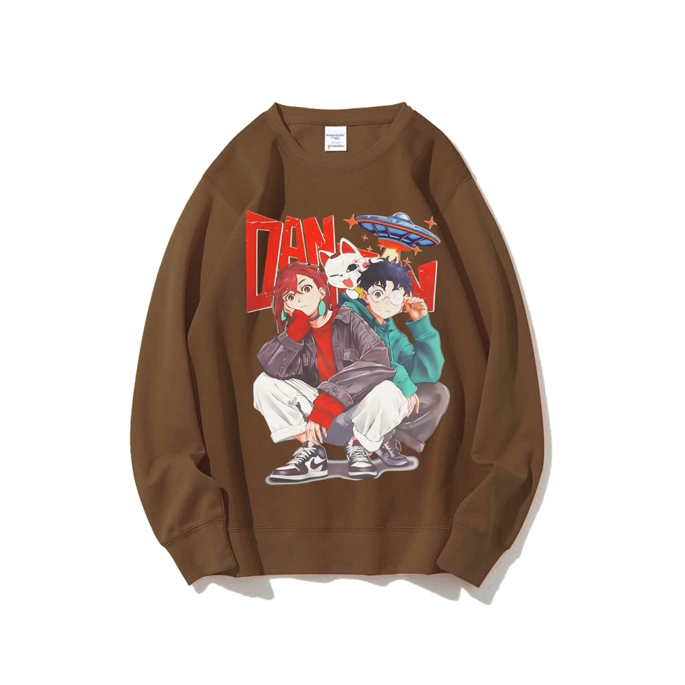 Casual Crewneck Sweatshirt Dandadan