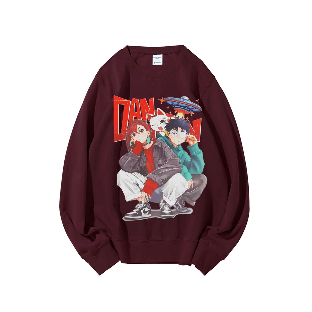 Casual Crewneck Sweatshirt Dandadan