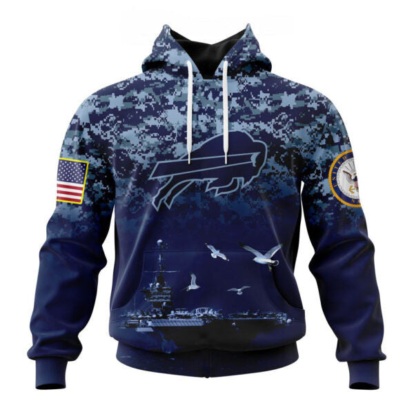 Buffalo Bills | Honor US Navy Veterans Hoodies