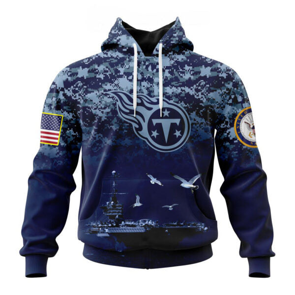 Tennessee Titans | Honor US Navy Veterans Hoodies