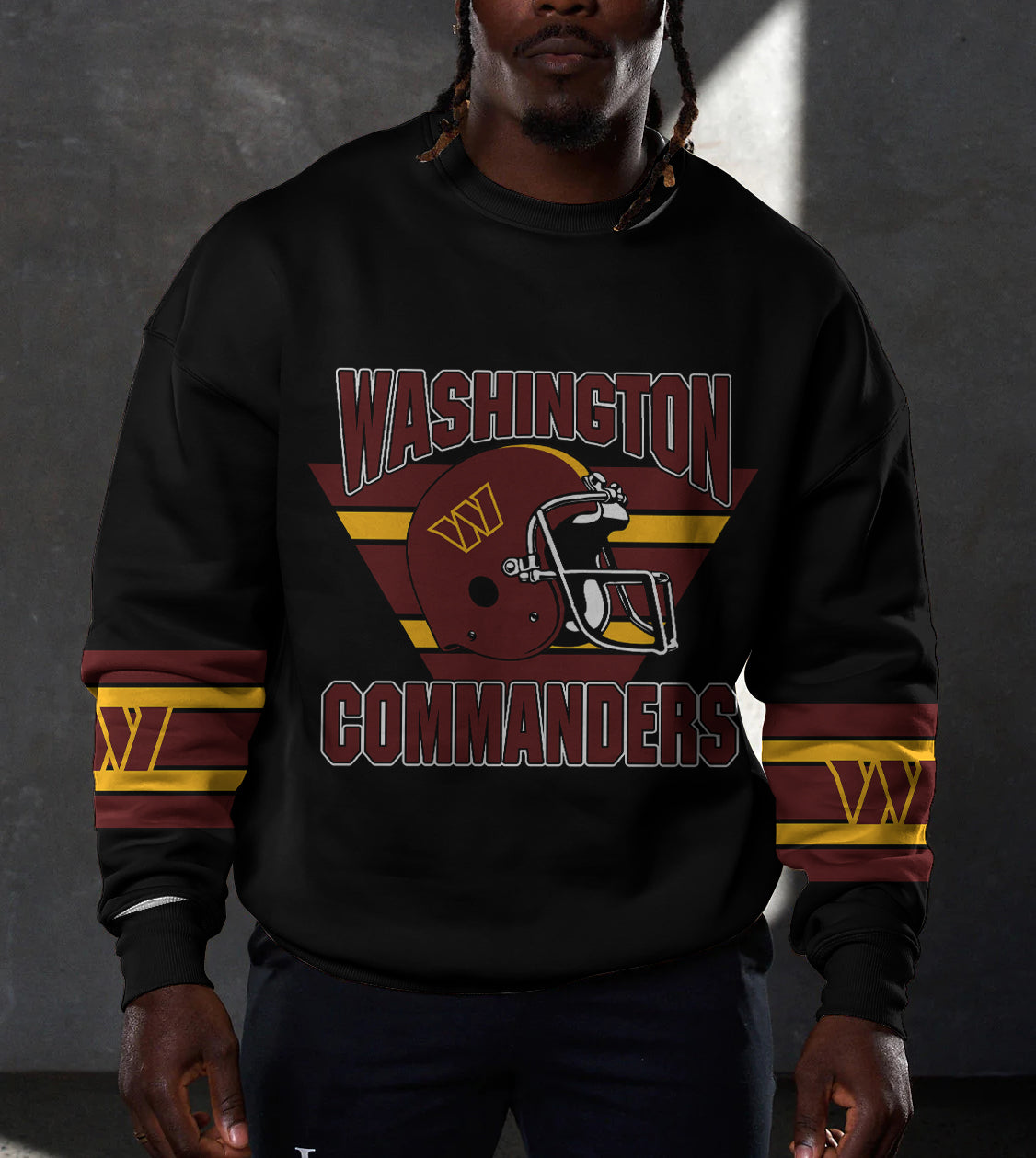 Washington Commanders 3D Limited Edition Crew Neck sweatshirt